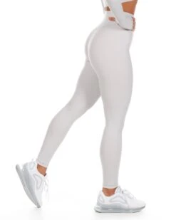 Elite Eleven Cross Over Leggings - Pearl Grey -Elite Eleven pearlgrey.crossover 23of30