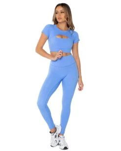 Elite Eleven Aura Scrunch Leggings - Powder Blue -Elite Eleven powderblue.2 39