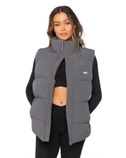 Elite Eleven Unisex Puffer Vest - Grey -Elite Eleven puffer.jkt 25