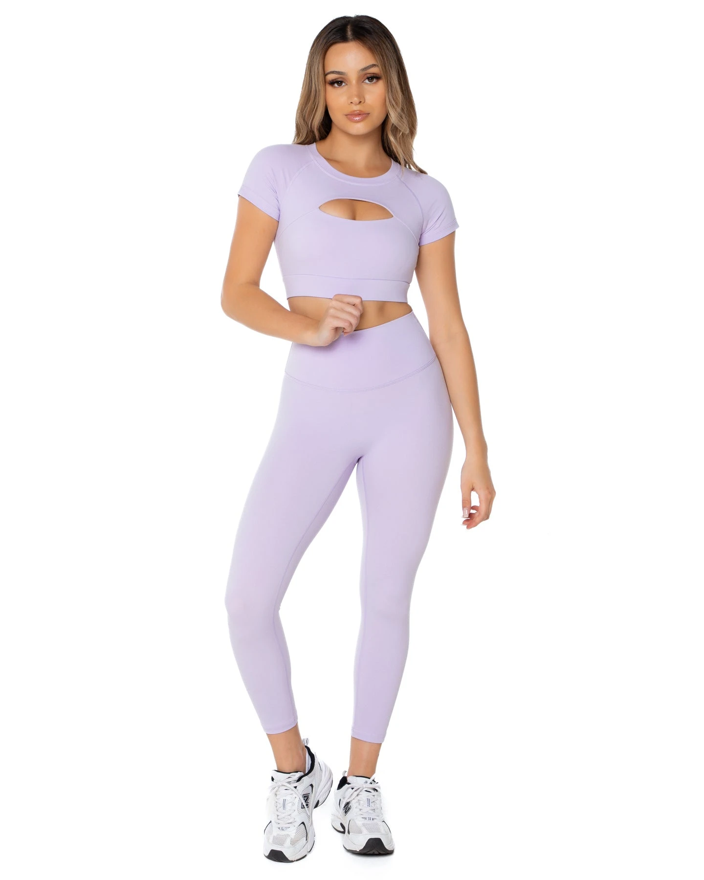 Elite Eleven 7/8 Aura Scrunch Leggings - Lilac 4 Elite Eleven 7/8 Aura Scrunch Leggings - Lilac - Image 2
