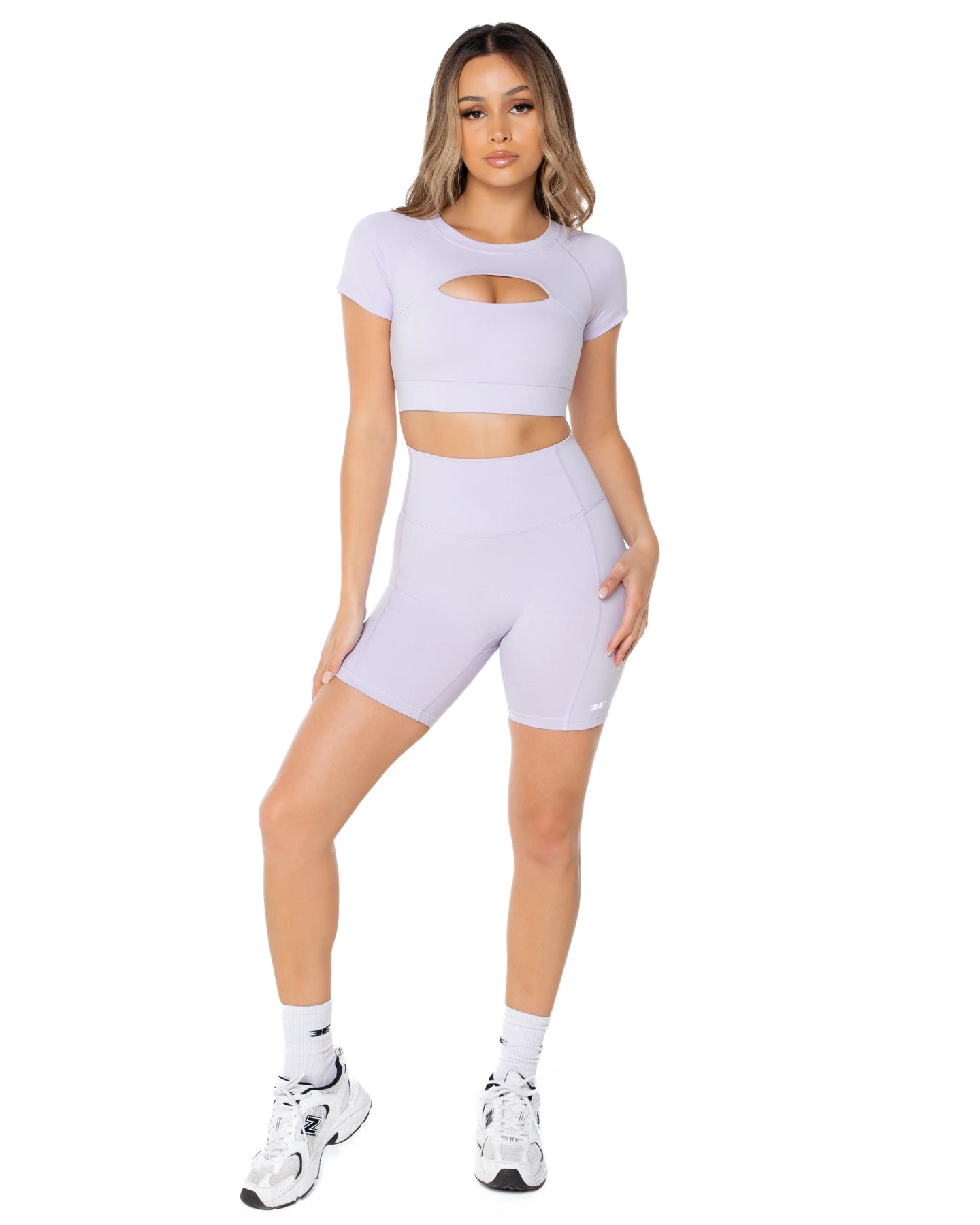 Elite Eleven Curve Shorts - Lilac 4 Elite Eleven Curve Shorts - Lilac - Image 2