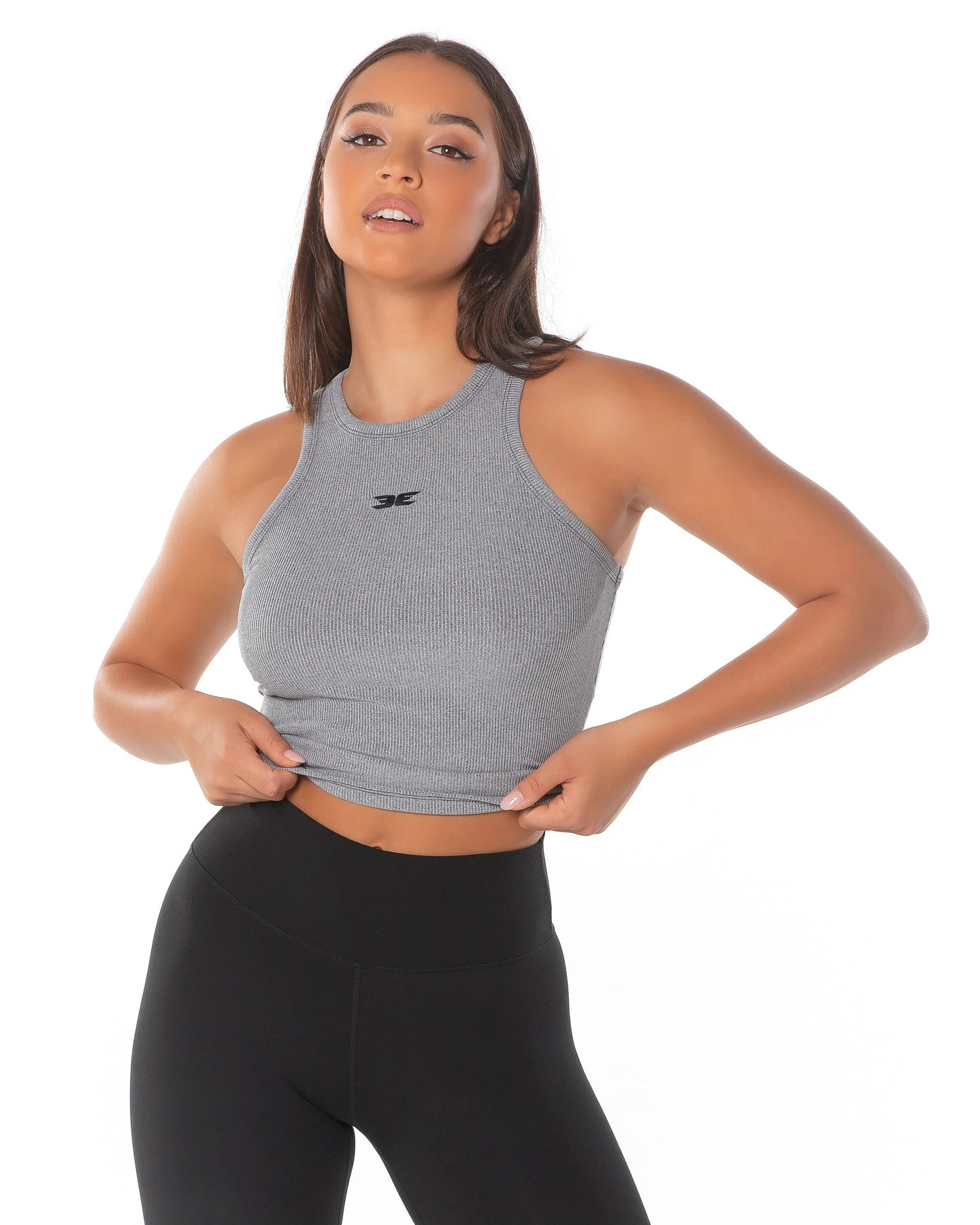 Elite Eleven Ribbed Singlet - Grey 4 Elite Eleven Ribbed Singlet - Grey - Image 2