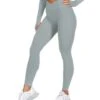 Elite Eleven Cross Over Leggings - Pale Sage -Elite Eleven sage.crossover 20of31