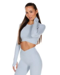 Elite Eleven Cross Over Long Sleeve - Light Blue 7 Elite Eleven Cross Over Long Sleeve - Light Blue -Elite Eleven skyblue.crossover 25of27