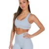 Elite Eleven Cross Over Sports Bra - Light Blue -Elite Eleven skyblue.crossover 5of27