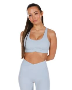 Elite Eleven Cross Over Sports Bra - Light Blue -Elite Eleven skyblue.crossover 7of27