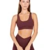 Elite Eleven Cross Over Sports Bra - Decadent Chocolate 2 Elite Eleven Cross Over Sports Bra - Decadent Chocolate -Elite Eleven spring.aura 9